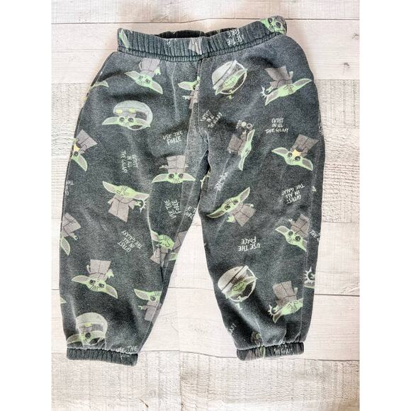 Star Wars Sweat Pants Baby 18 months Green Baby Yoda - Picture 1 of 3